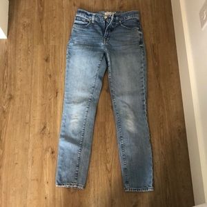 Madewell 24 high rise skinny jeans